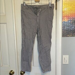 Women’s Striped Gray Pants